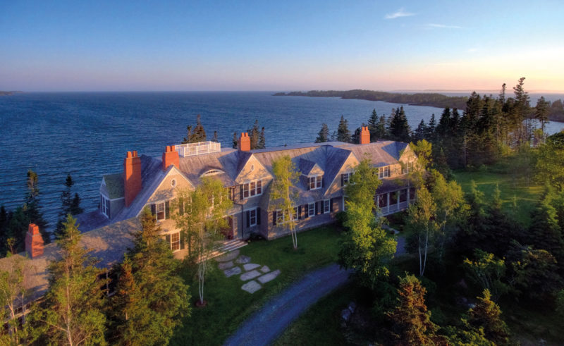 HOUSE ON PENOBSCOT BAY, Maine, Peter Pennoyer Architects, neo-traditional Shingle Style summer house